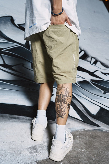 Nylon Logo Shorts