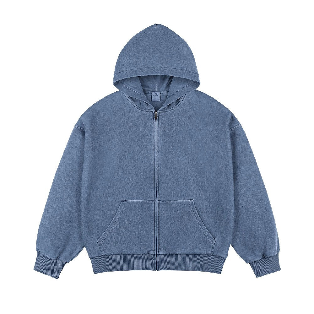 Faded Zip-Up Hoodie