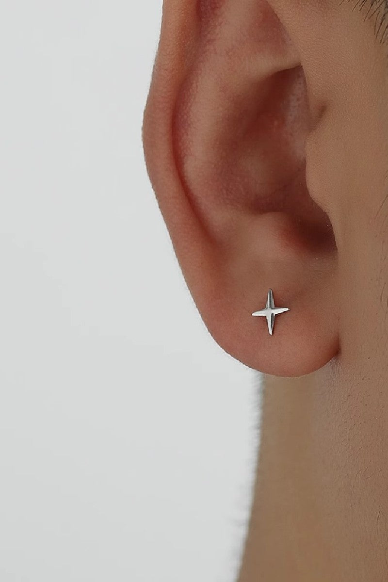 Sterling Silver Star Earrings