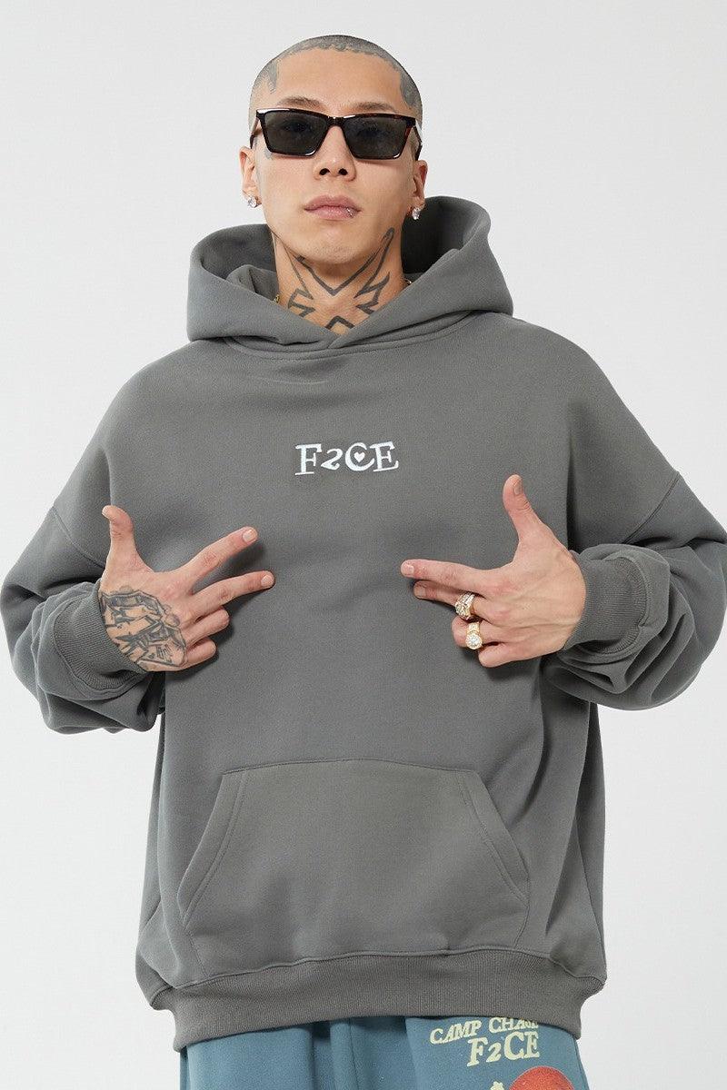 Foam Print Logo Hoodie