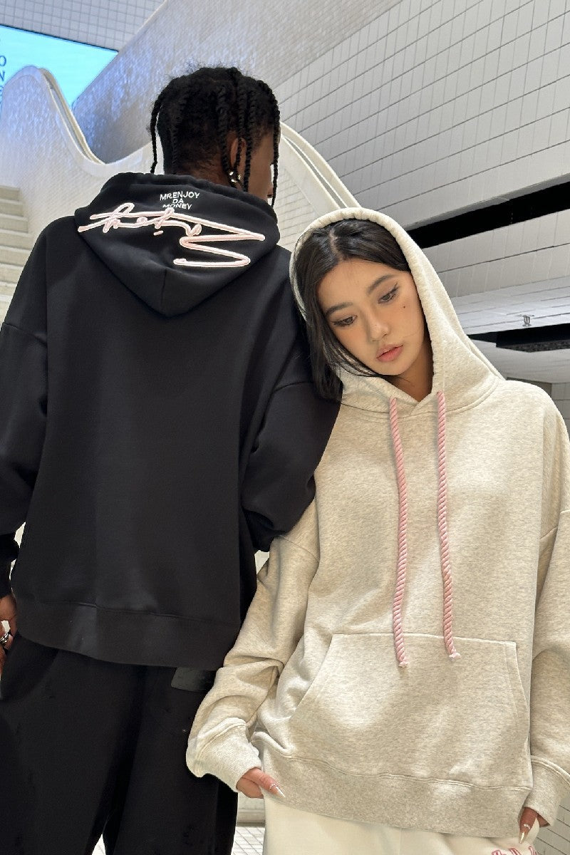 Signature Embroidered Logo Hoodie