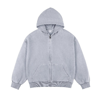 Faded Zip-Up Hoodie