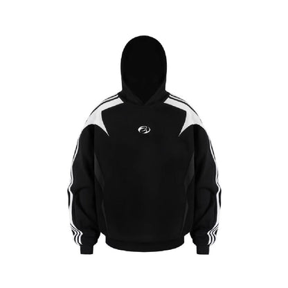 Logo Contrast Hoodie