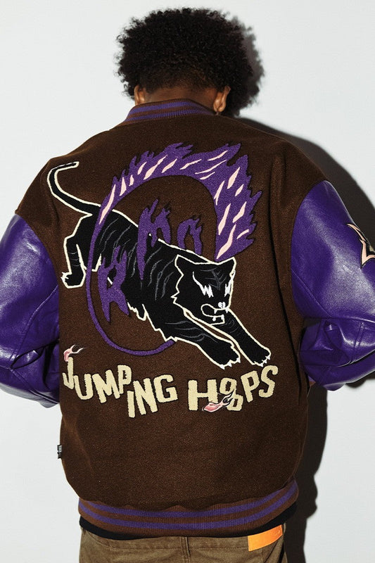 RMY Black Tiger Retro Varsity Jacket