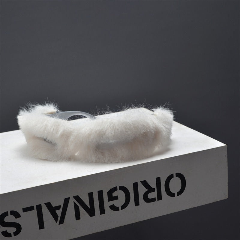 Furry Narrow Sunglasses