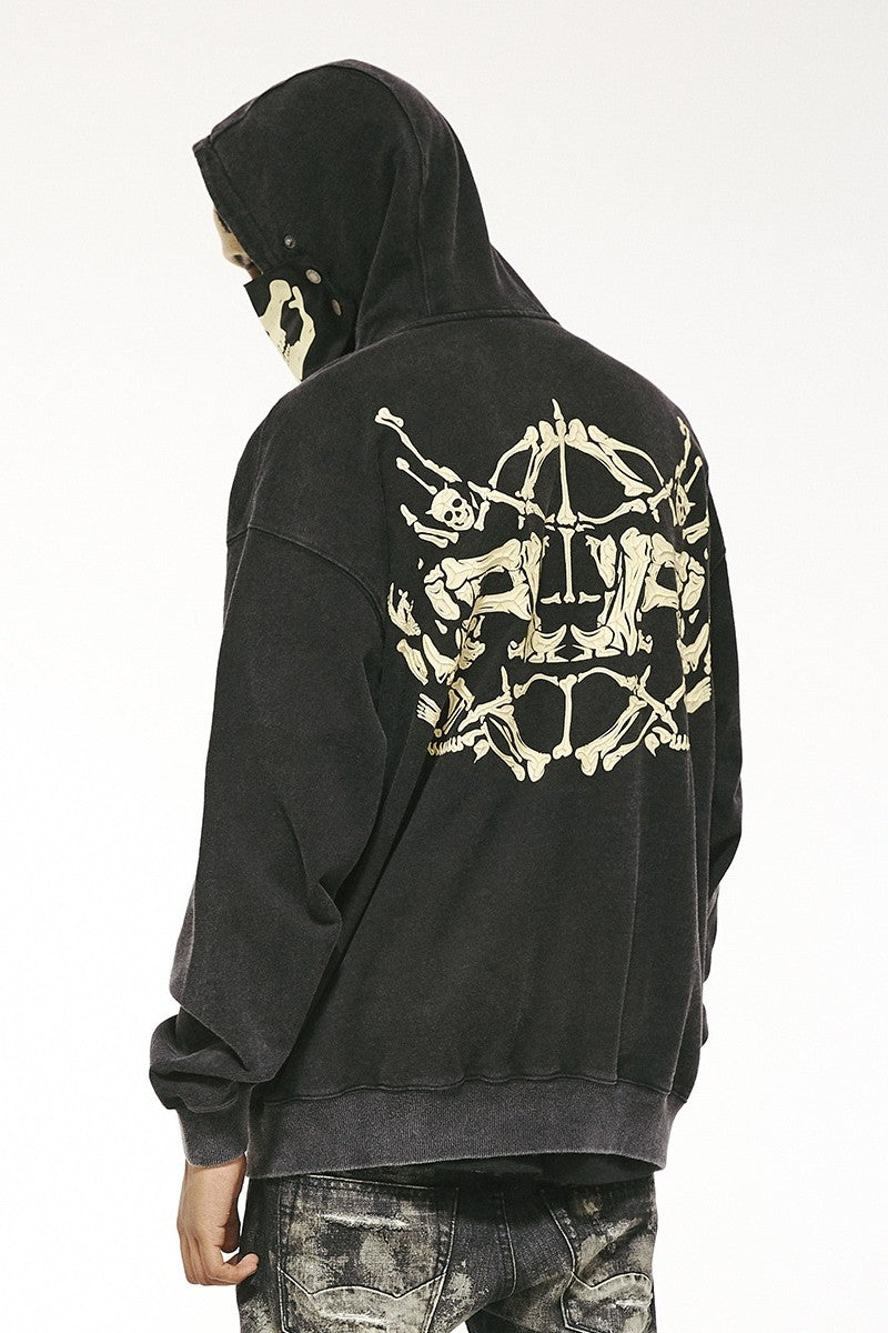 RMY Skull Face Hoodie