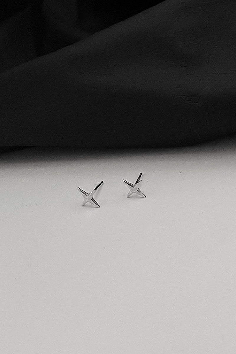 Sterling Silver Star Earrings