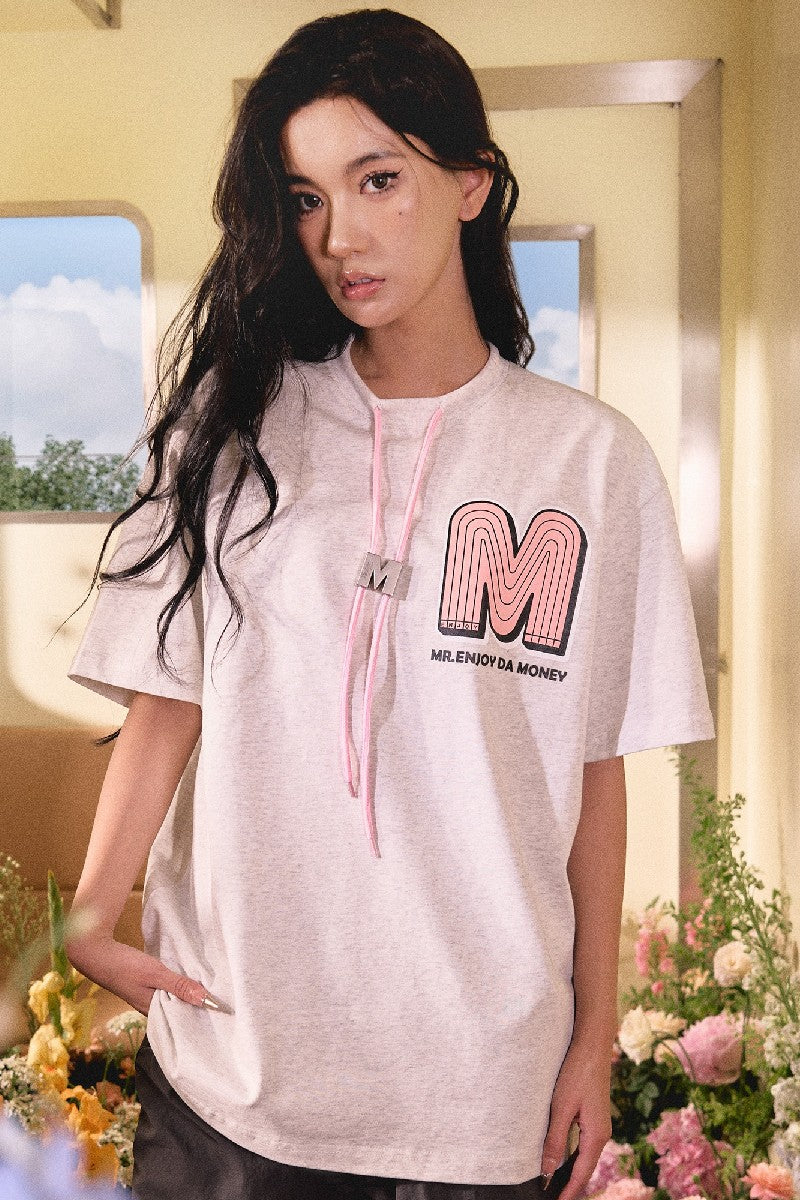 Flower Foam Print Logo Tee