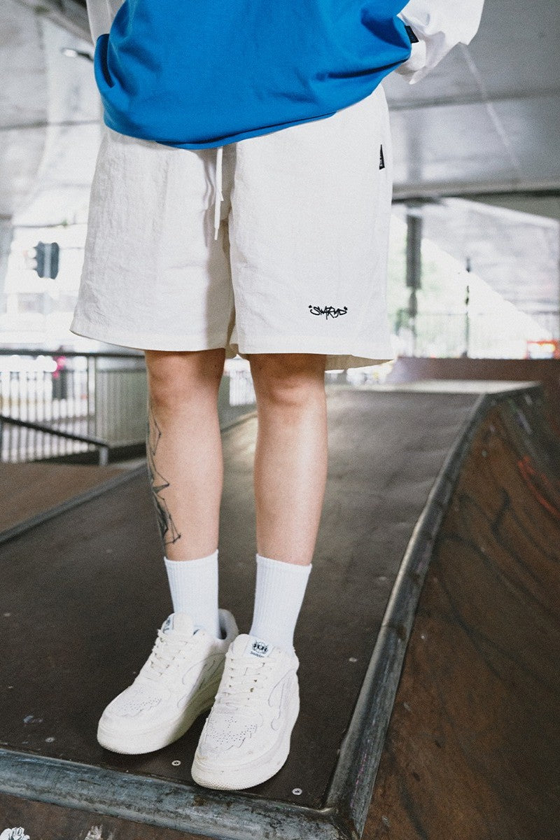 Nylon Logo Shorts