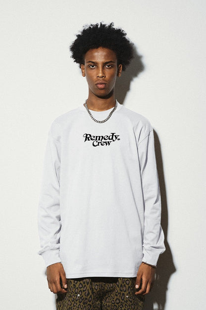 RMY Crew Gothic Font L/S Tee