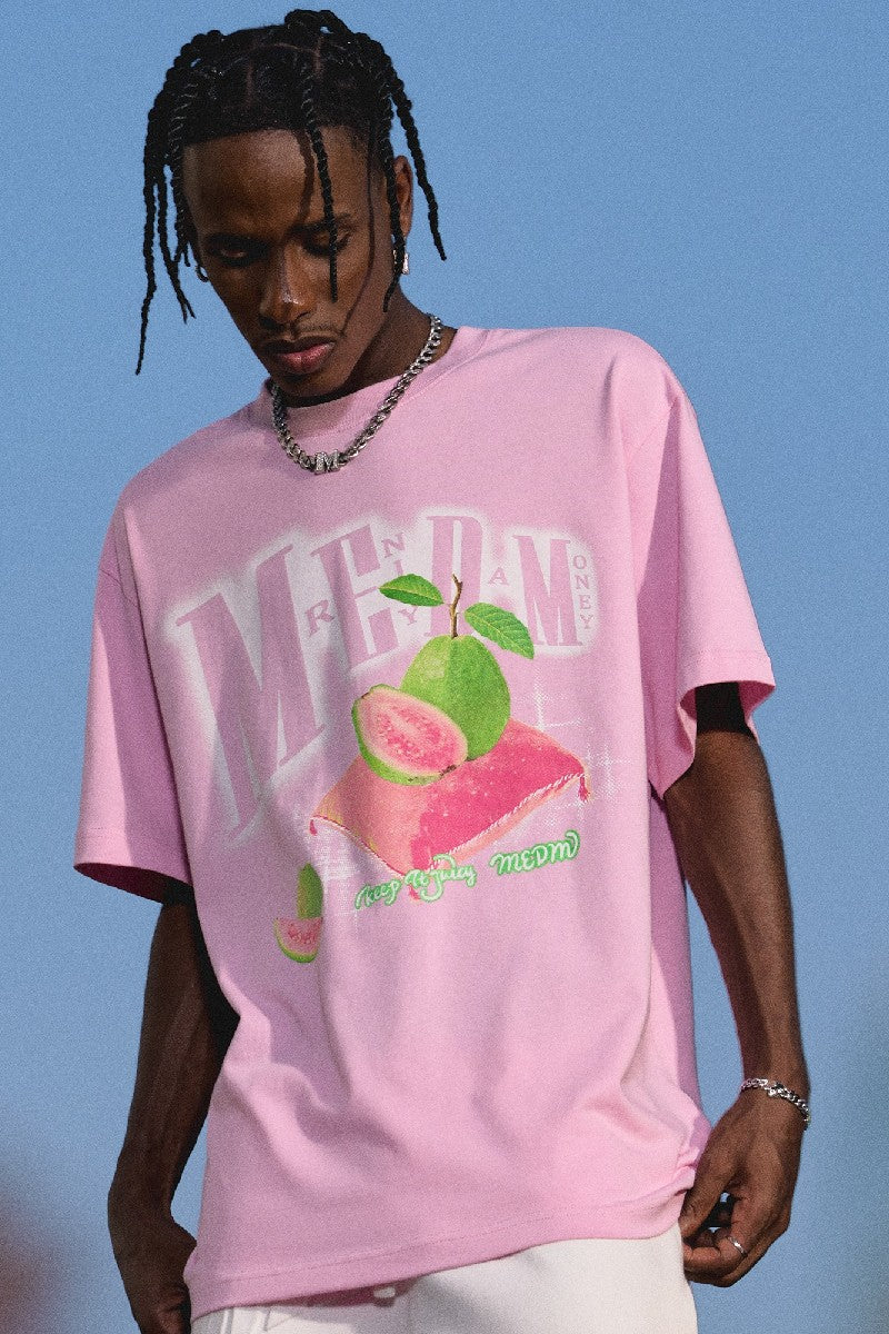 Fruit Print Logo Tee