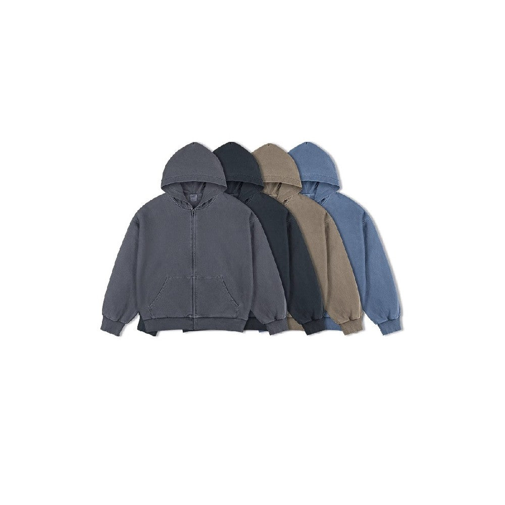 Faded Zip-Up Hoodie