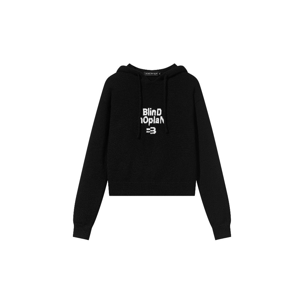 Logo Knitted Hoodie