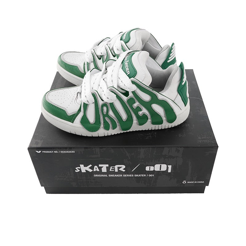 Skater 001 Green Sneakers