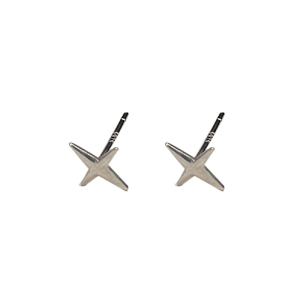 Sterling Silver Star Earrings