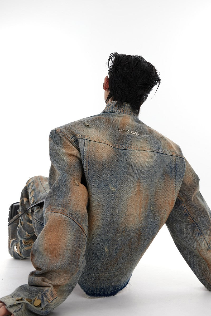 Destroyed Old Washed Denim