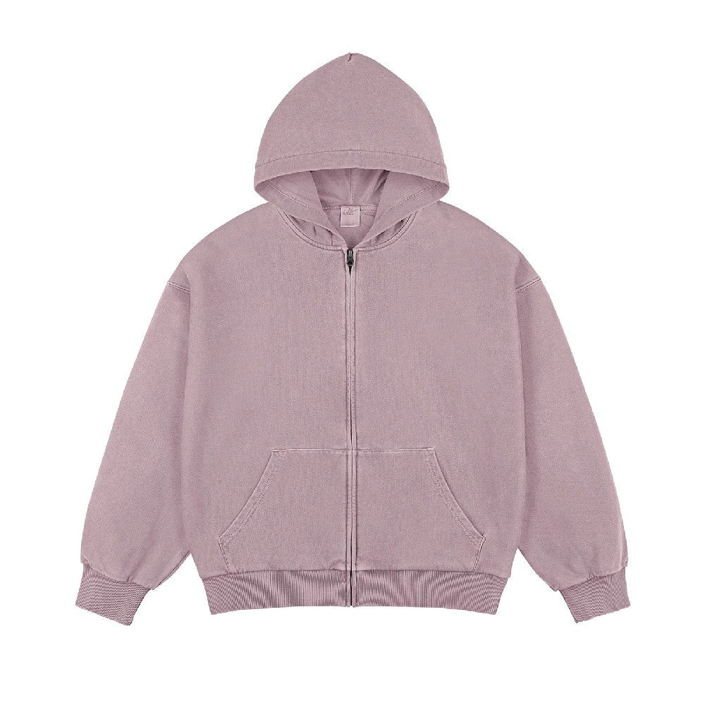 Faded Zip-Up Hoodie