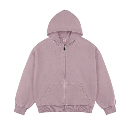 Faded Zip-Up Hoodie