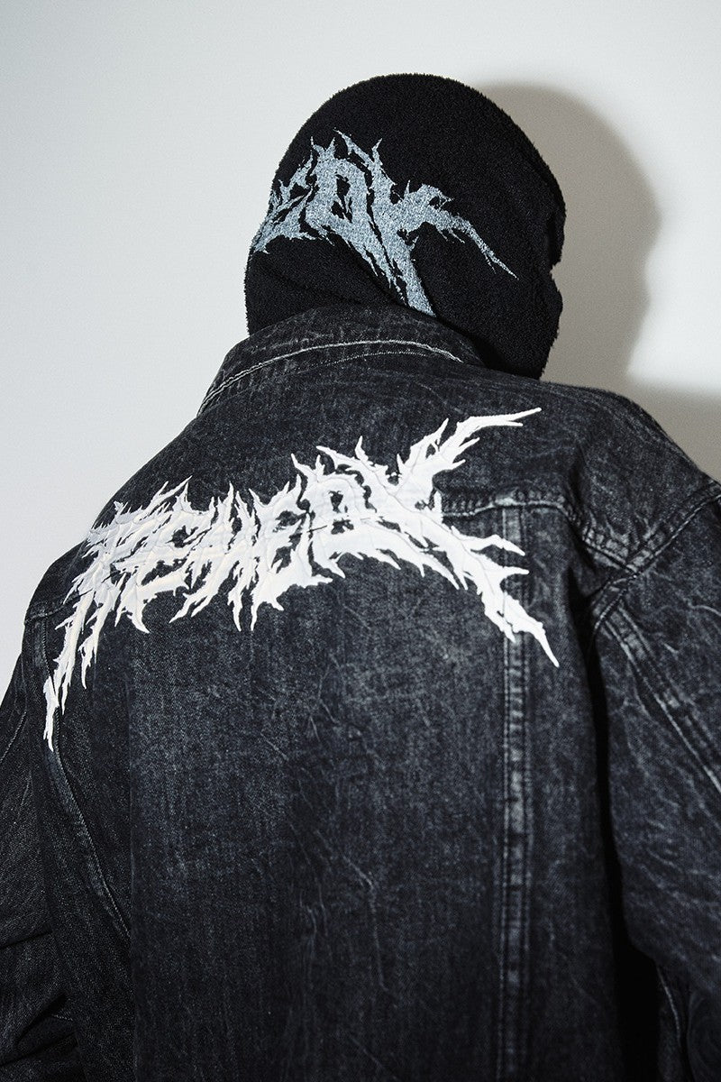 RMY Logo Print Denim Jacket