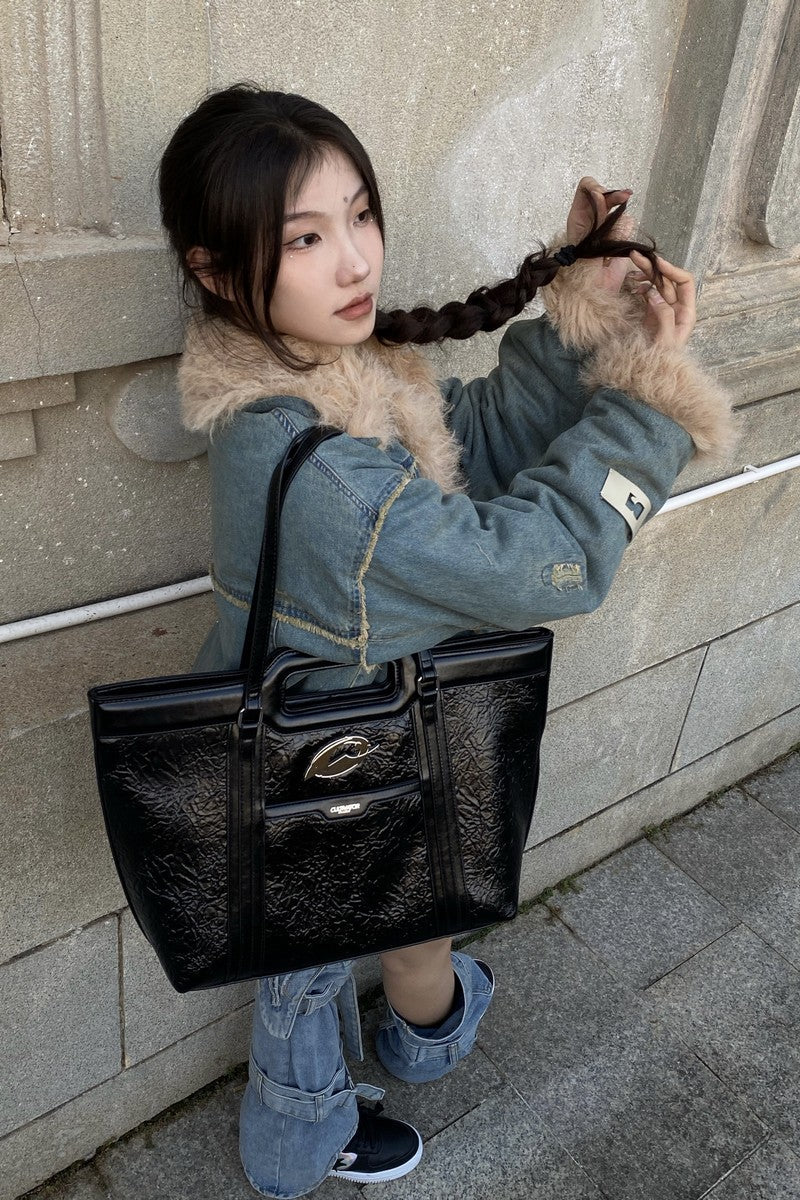 Large Logo Shoulder Bag