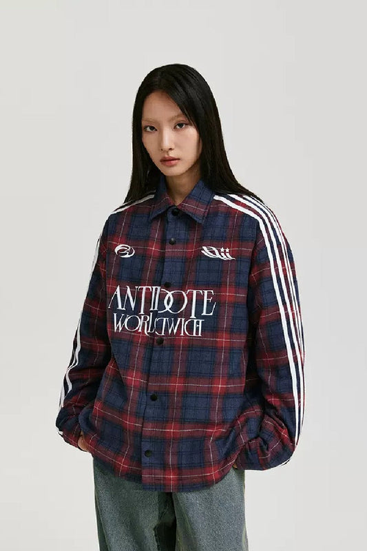 Jersey Plaid Shirt