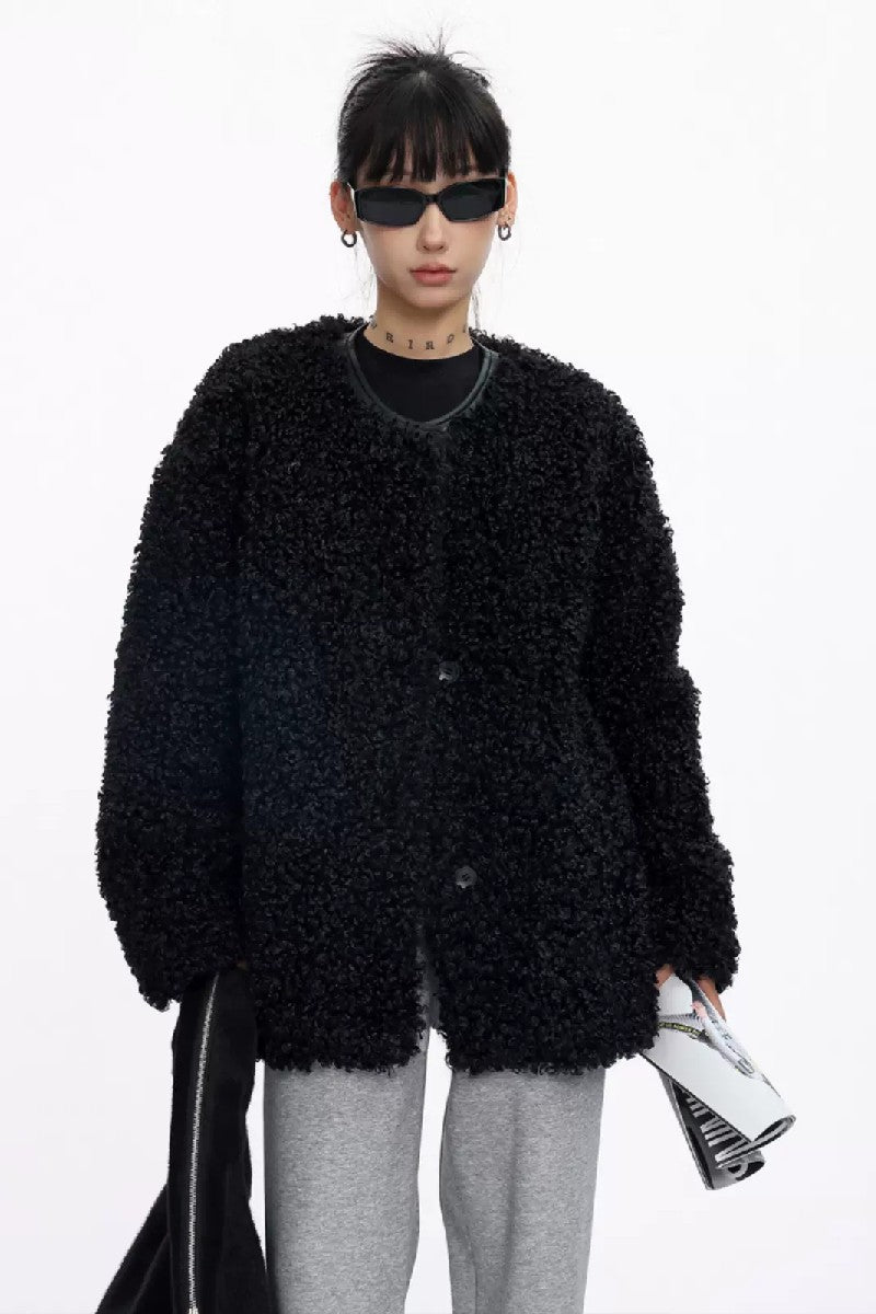 Vegan Lamb Wool Jacket