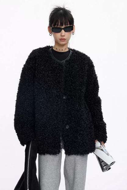 Vegan Lamb Wool Jacket