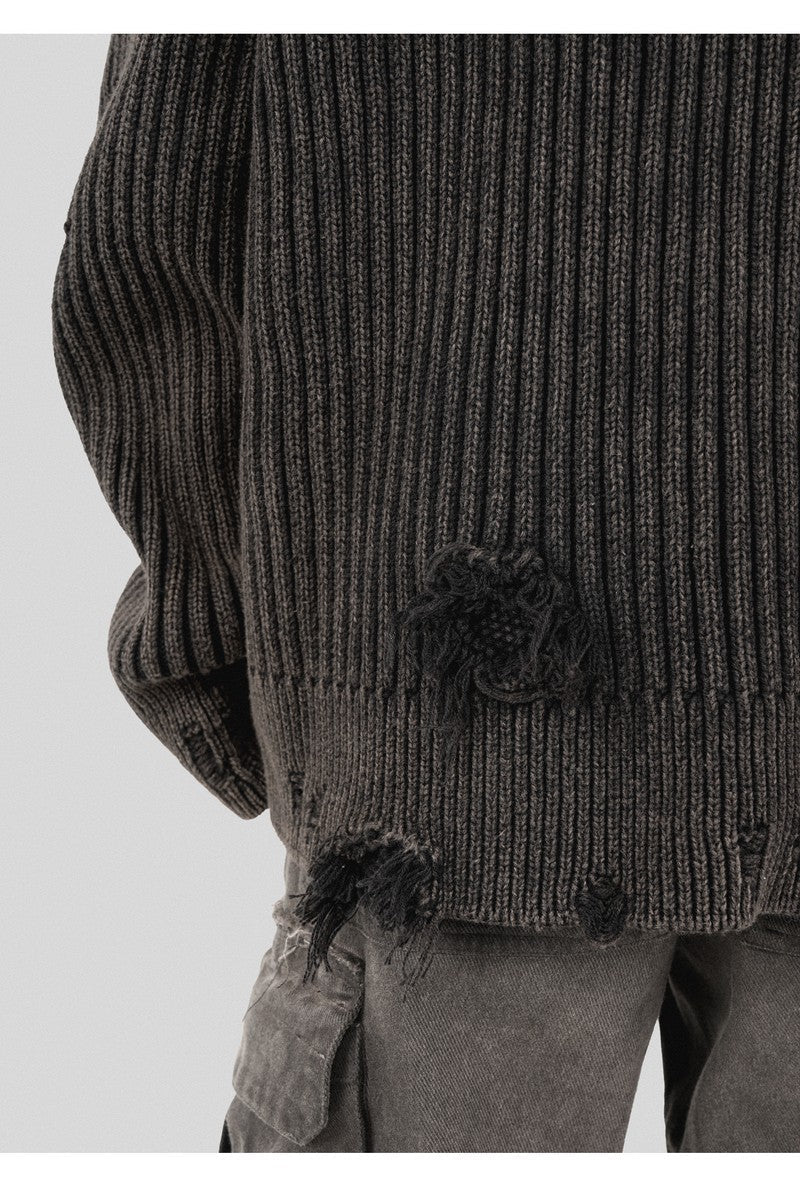 Destroyed Knit Sweater