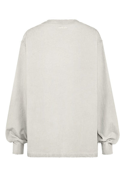 Distressed Pocket L/S Tee