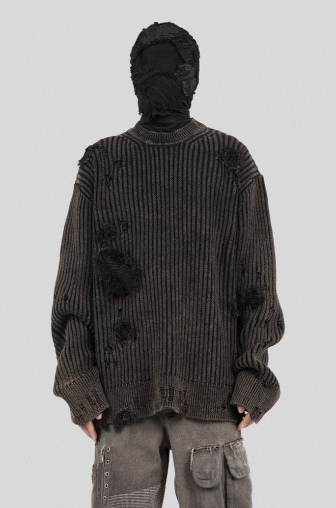 Destroyed Knit Sweater