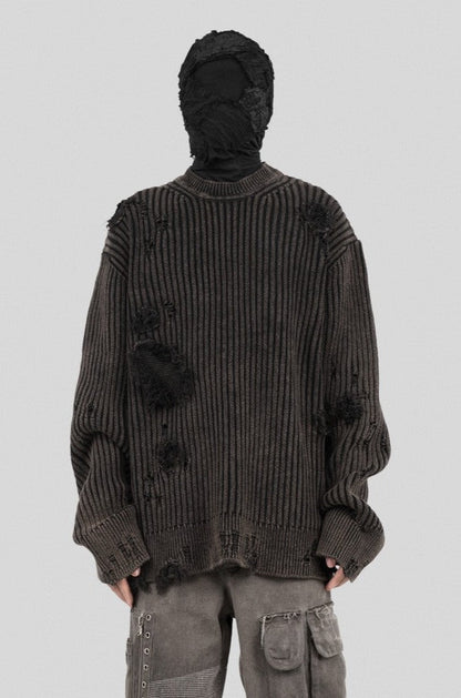 Destroyed Knit Sweater