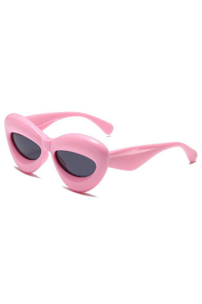 Cat Eye Glossy Sunglasses