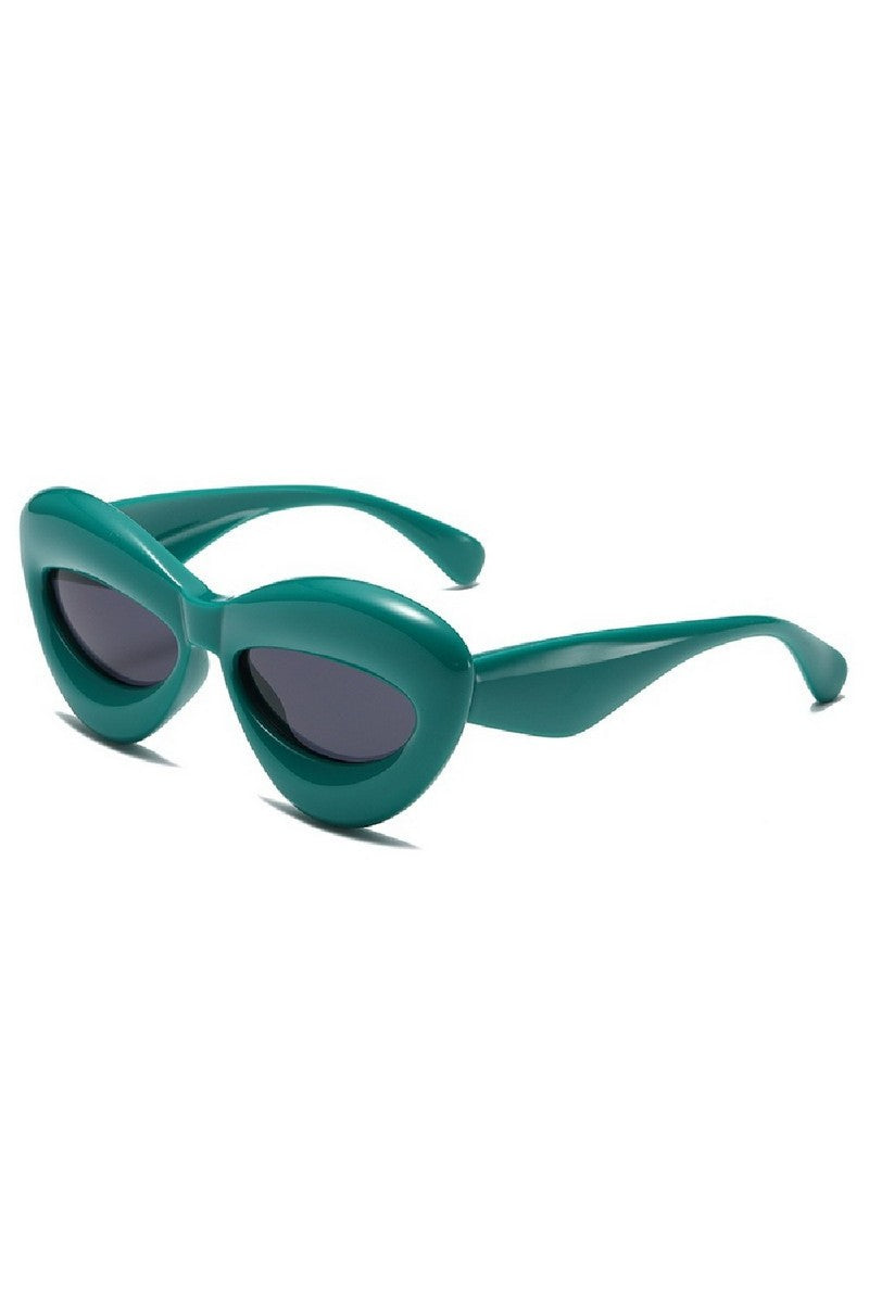 Cat Eye Glossy Sunglasses