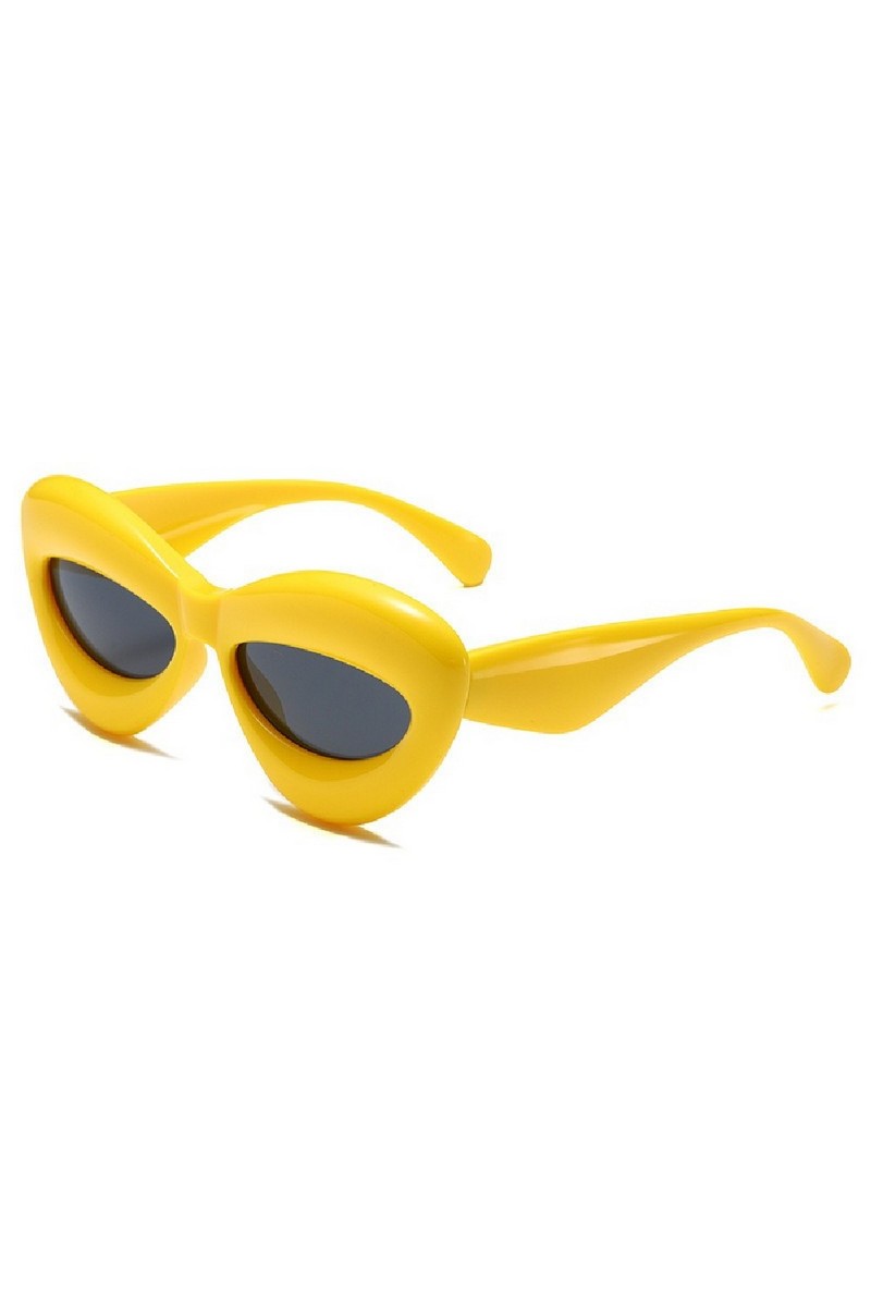 Cat Eye Glossy Sunglasses