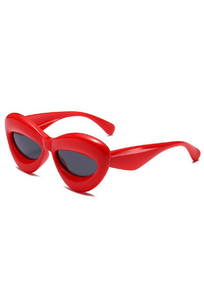 Cat Eye Glossy Sunglasses