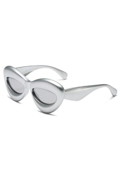 Cat Eye Glossy Sunglasses