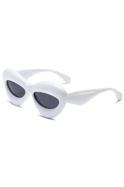 Cat Eye Glossy Sunglasses