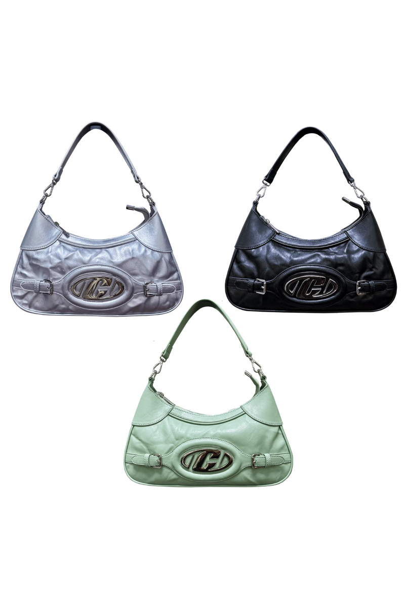 Vintage Leather Logo Handbag
