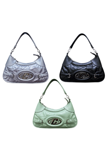 Vintage Leather Logo Handbag