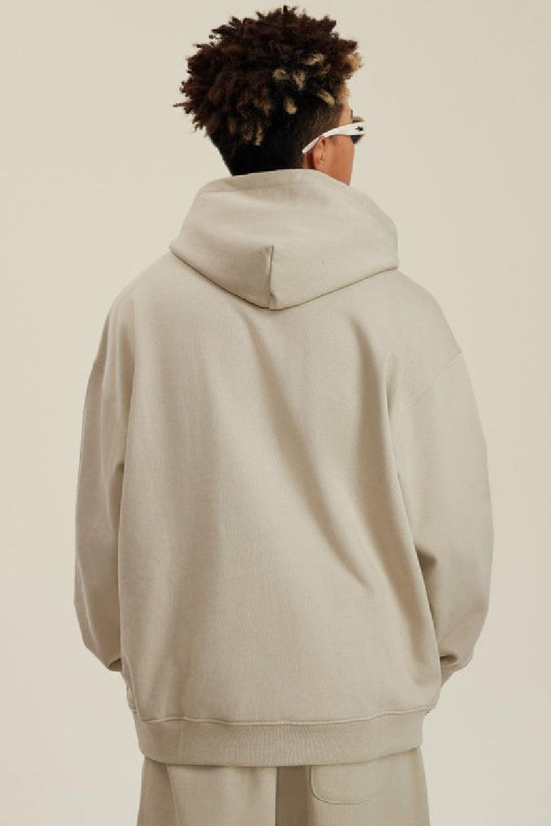 445G Solid Basic Hoodie